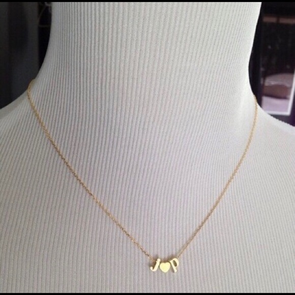 CUSTOM lowercase INITIALS NECKLACE - Picture 5 of 5